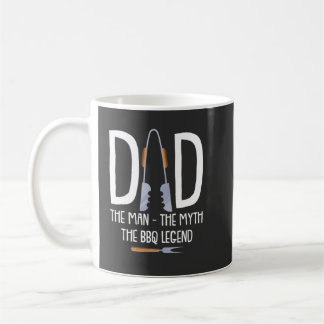 Mug Papa L'Homme Le Mythe Le BBQ Légende Drôle Barbecu
