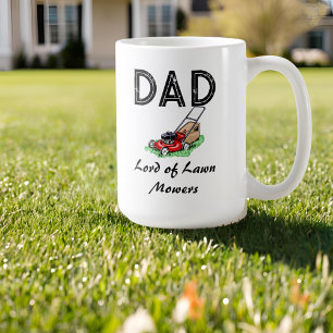Mug Papa Lord of Lawn Mowers Cadeau pour le meilleur p