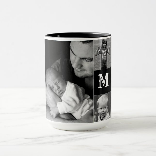 Mug Papa Monogram Combo Musique (Centre)