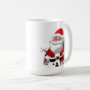 Mug Papa Noël avec un Renne