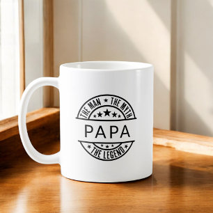 Mug Papa Nomme L'Homme Le Mythe La Légende