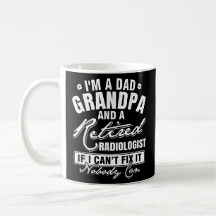 Mug Papa papa grand-père et un radiologue à la retra