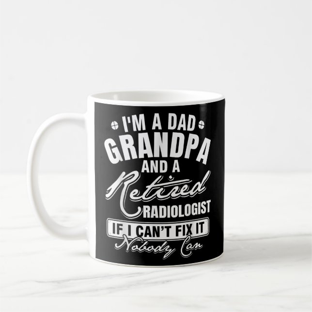 Mug Papa papa grand-père et un radiologue à la retrait (Gauche)