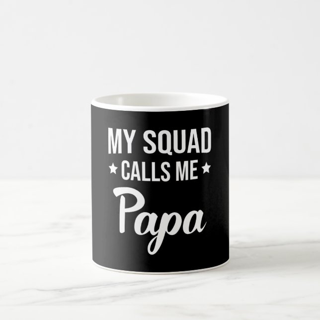 Mug Papa Père Papa Papa papa Fête des pères Meilleur c (Centre)