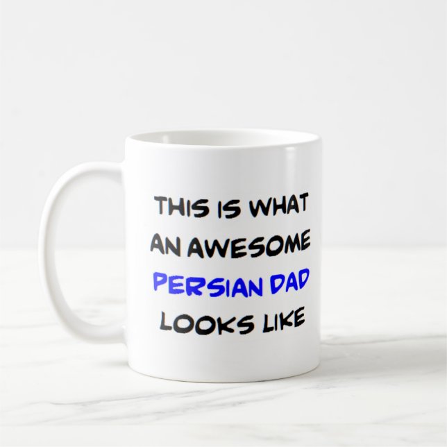 Mug papa perse, génial (Gauche)