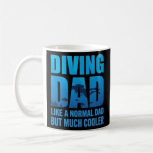 Mug Papa plongeur comme un père normal mais beaucoup d