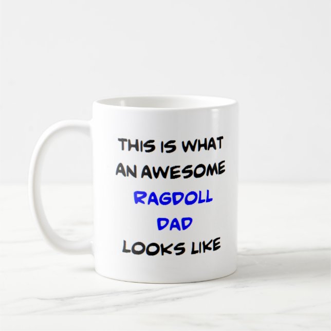 Mug papa poupée, super (Gauche)
