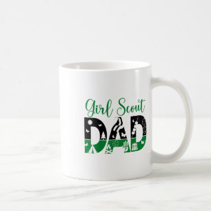 Mug Papa scout noir et vert pour la randonnée de cooki
