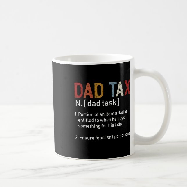 Mug Papa Taxes Fête des pères Sarcastique Awesome Dads (Droite)