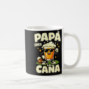 Mug Papa tu es la canne papa espagnol drôle de bière f