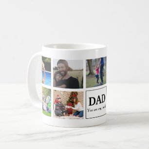 Mug Papa Tu Es Mon Univers Collage Photo Personnalisé
