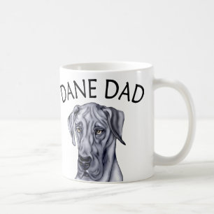 Mug Papa UC bleu de great dane
