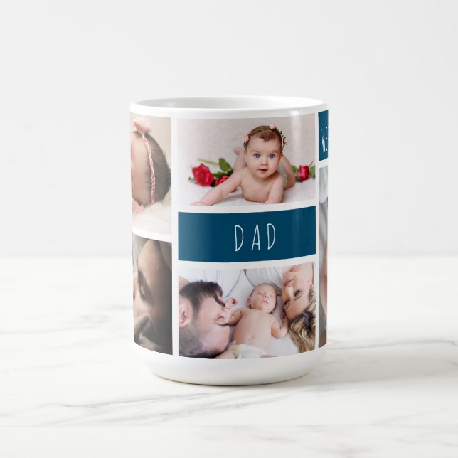 Mug Papa We Love You Photo Collage (Centre)