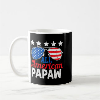 Mug Papaw Américain Rétro 4 Juillet Patriotique
