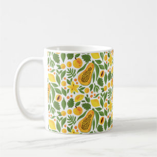 Mug Papaya citron pêche mangue fruits exotique tropiqu