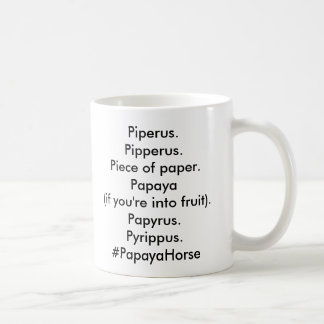 Mug #PapayaHorse