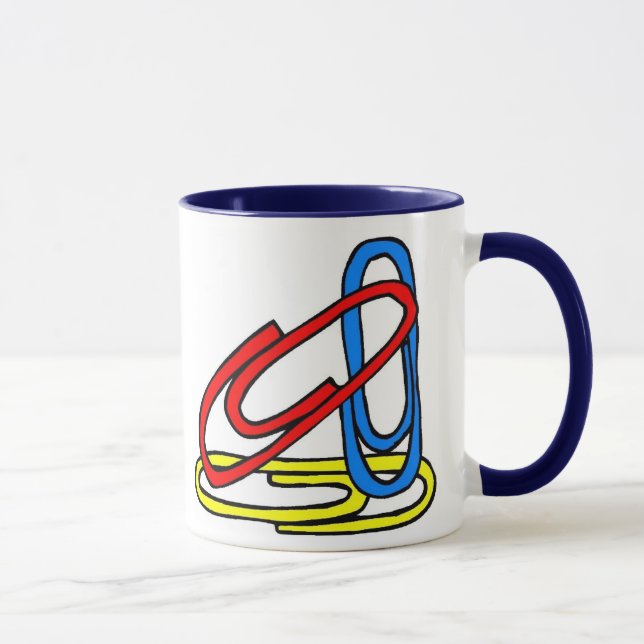 Mug Paperclips colorés (Droite)