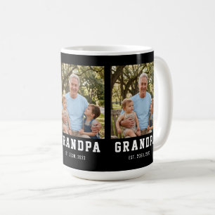 Mug Papi a établi Bold Black 3 Photo 