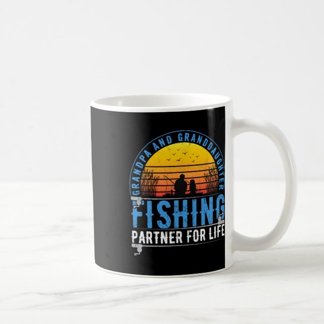 Mug Papi et petite-fille, compagnons de pêche pour la  (Droite)
