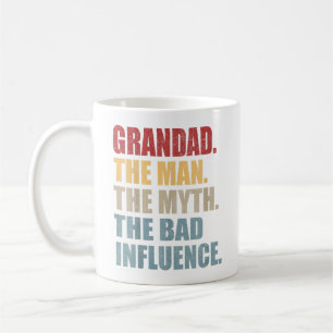Mug Papi Vintage L'Homme le Mythe la Mauvaise Influenc