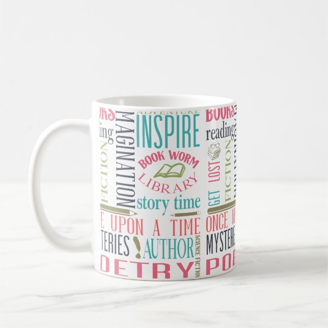 Mug Papier à papier du scrapbook Library Subway Art (Gauche)