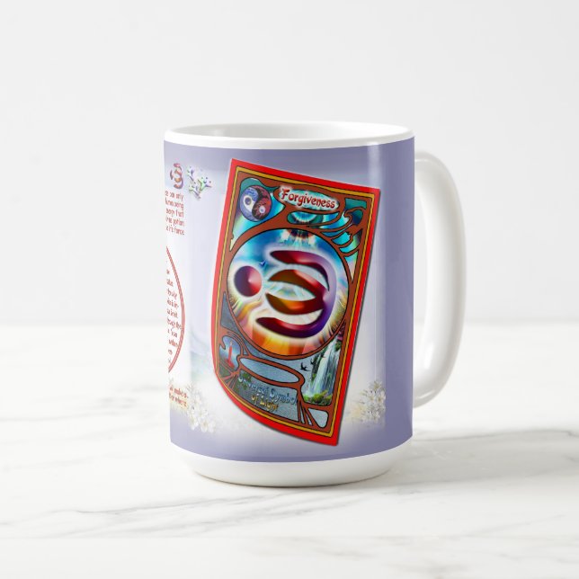 Mug Papier de carte symbole de pardon (Devant droit)