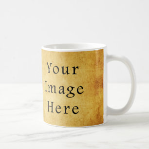 Mug Papier de parachutage d'or de récolte Vintage