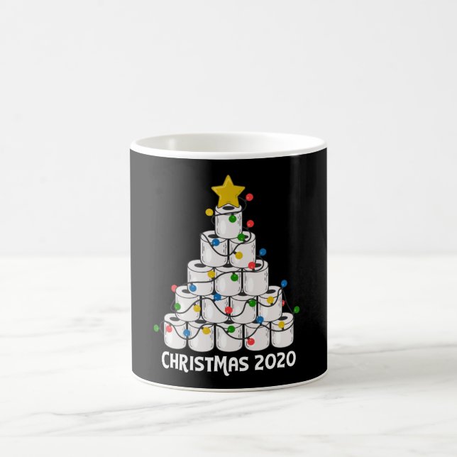 Mug Papier de toilette de Noël Arbre cadeau amusant (Centre)