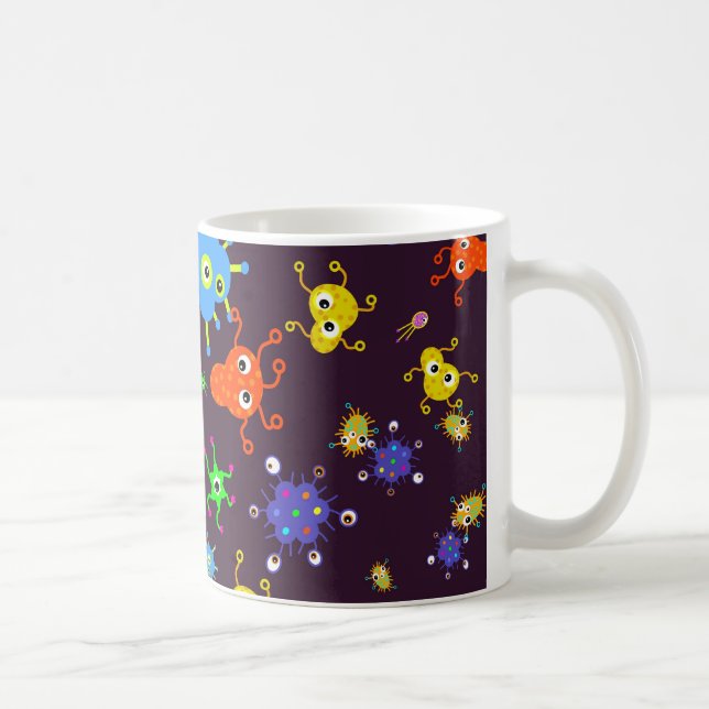 Mug Papier peint de bactéries (Droite)