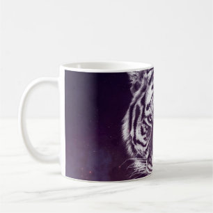 Mug Papier peint Galaxy Tiger Face