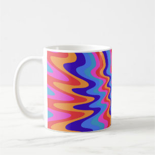 Mug Papier peint Hippie Trippy Retro des années 1960