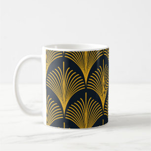 Mug Papier peint Neon Orange Peacock Scale.
