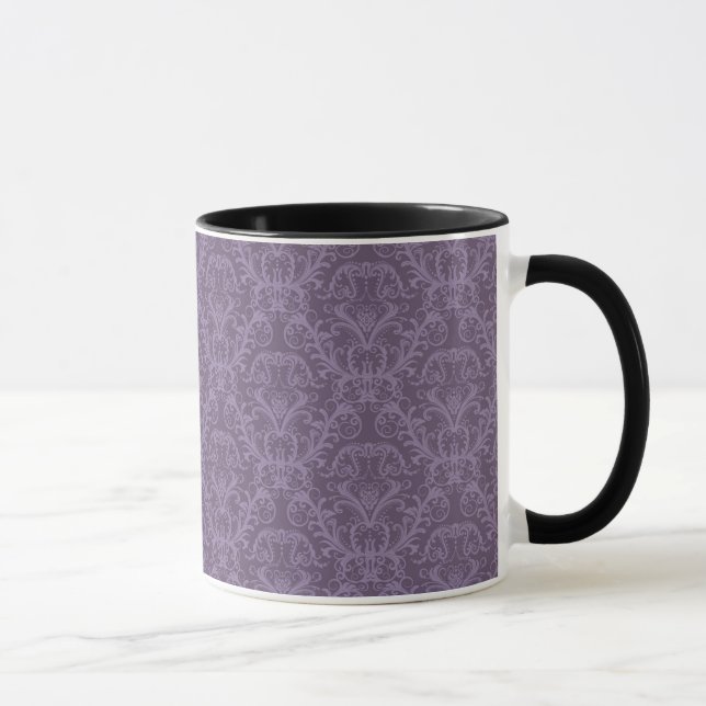 Mug Papier peint pourpre de luxe (Droite)