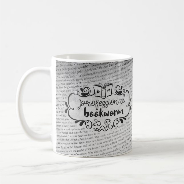 Mug Papier professionnel de rat de bibliothèque (Gauche)