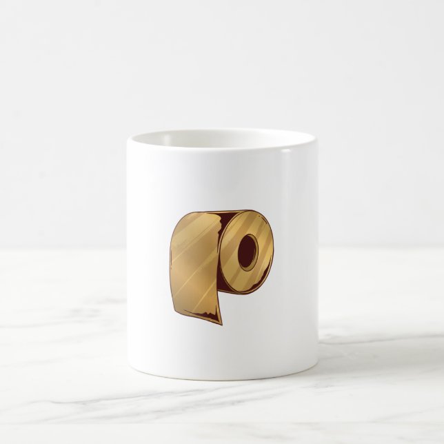 Mug Papier toilette doré (Centre)