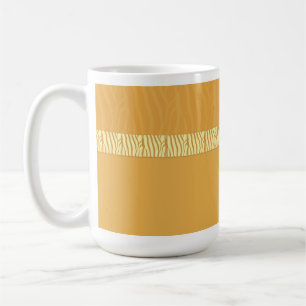 Mug Papier Zèbre Jaune Doré