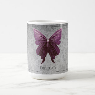 Mug Papillon à bijoux Magenta