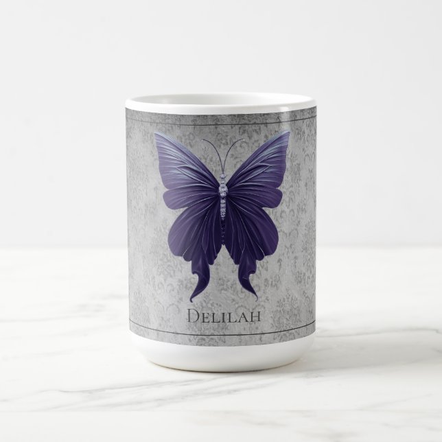 Mug Papillon à bijoux pourpre (Centre)