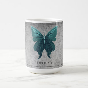 Mug Papillon à bijoux turquoise