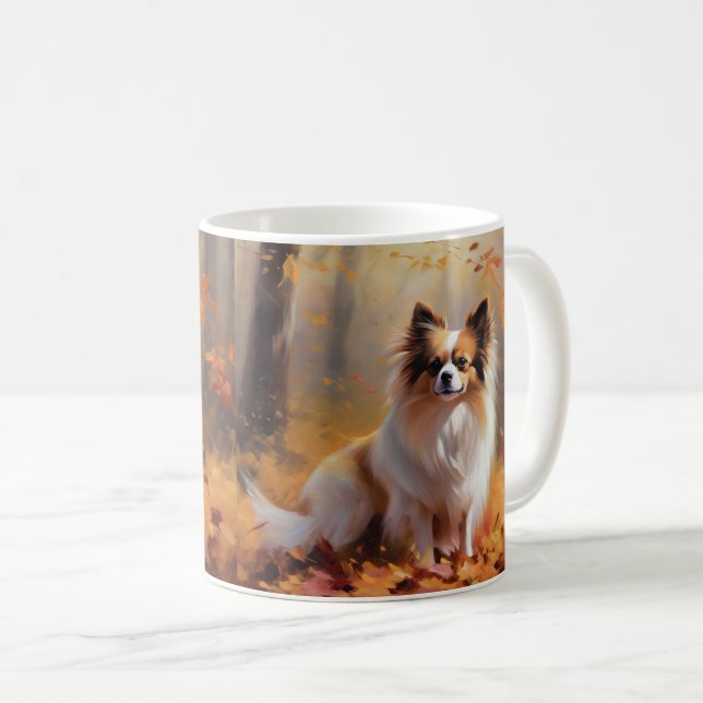 Mug Papillon à l'automne Feuilles automne Inspiration (Devant droit)