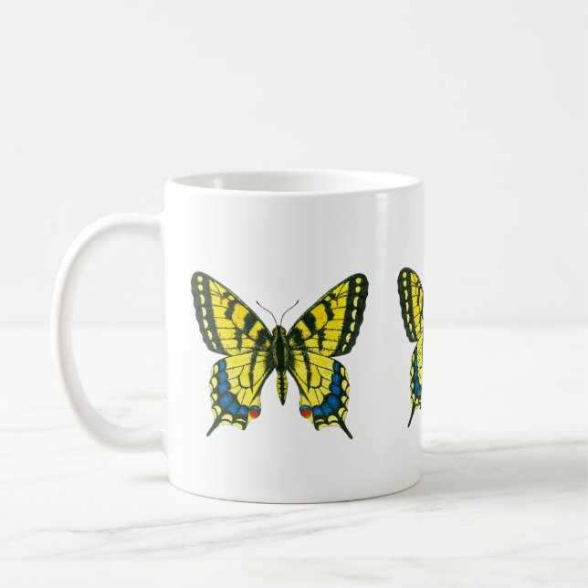 Mug Papillon à queue épaisse de tigre (Gauche)