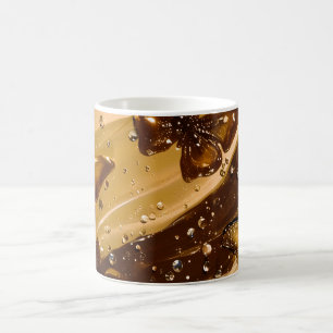 Mug Papillon Abstrait Glam Métal Doré