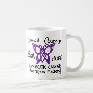 Mug Papillon celtique 3 de Cancer pancréatique