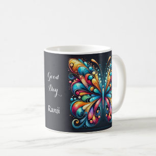 Mug Papillon coloré Art Une Nature Vibrante