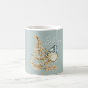 Mug Papillon Croire Bleu