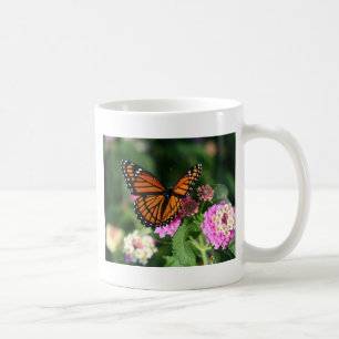 Mug Papillon de monarque sur la fleur de Lantana