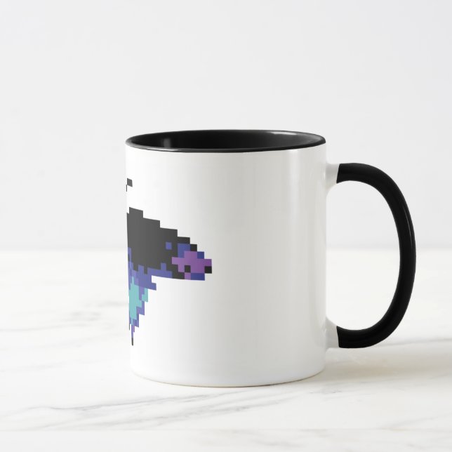 Mug Papillon de pixel (Droite)