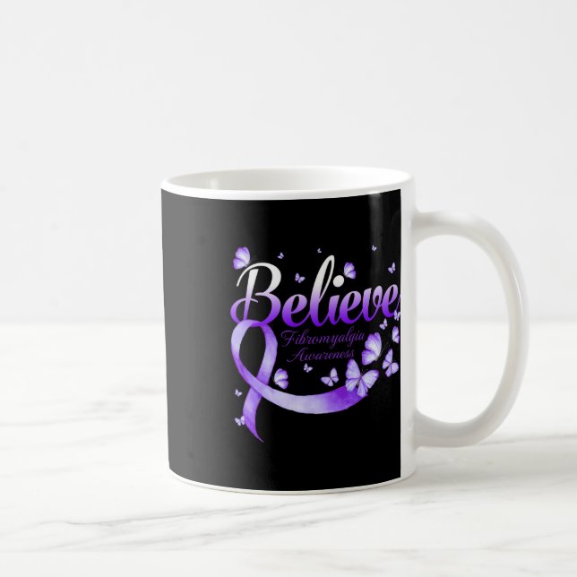 Mug Papillon de sensibilisation à la fibromyalgie (Droite)