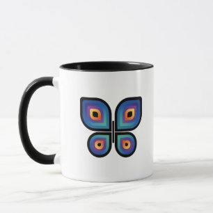 Mug Papillon Flamme Paon