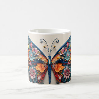 Mug Papillon & Fleurs